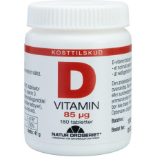 NATUR DROGERIET - D3-vitamin 85 mcg, Super D